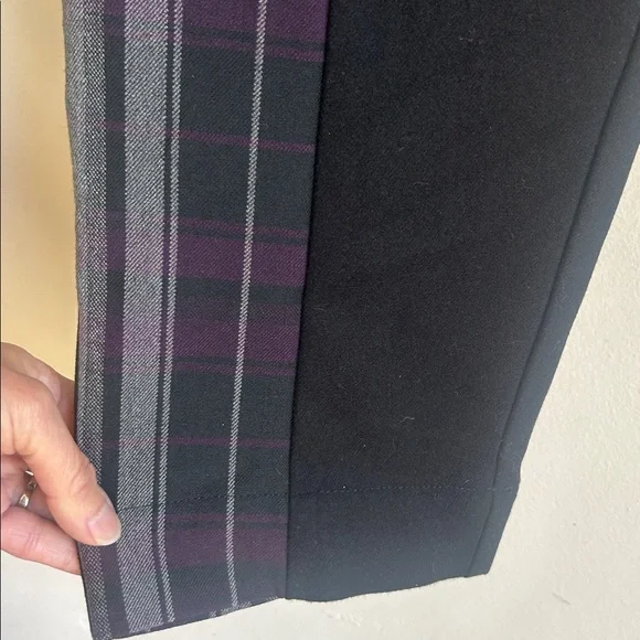 Disturbia Gambit Spliced Check Goth Tapered Trousers Size 6 NWT - Picture 8 of 12